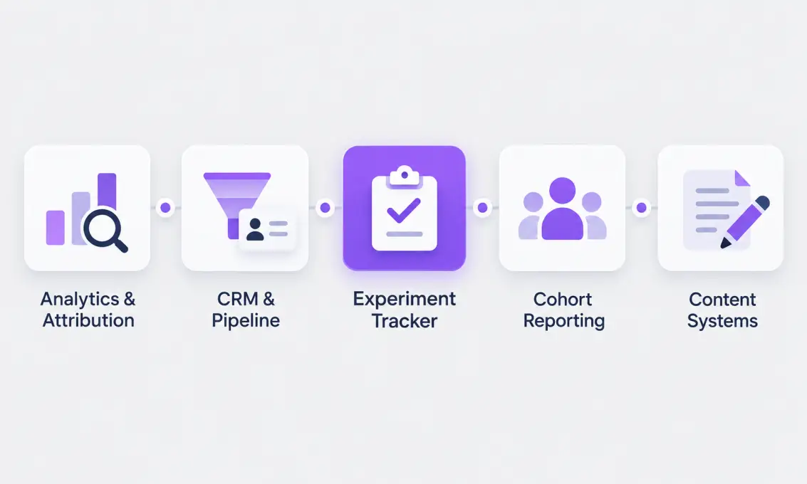 Five tool categories a business growth strategist typically sets up